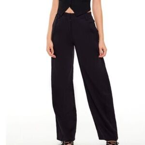 Forever 21 high rise wide leg trousers